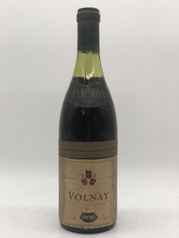 1 x 75cl Volnay Maison Thorin 1971 (Bourgogne, rood), Ophalen of Verzenden, Nieuw, Frankrijk, Rode wijn