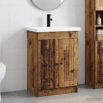 vidaXL Badkamermeubelset Oud hout 78,5 x 37,5 x 81 cm, Verzenden, Nieuw