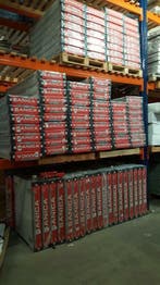 radiatoren 40 cm hoog met zij  en onderaansluiting t6 uni 6, 30 tot 80 cm, Hoog rendement (Hr), Radiator, Nieuw