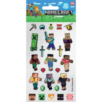 25PC STICKERS MINECRAFT, Ophalen of Verzenden, Nieuw