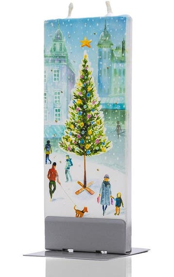Versierde Kerstboom Kerstkaart | FLATYZ platte kaars –..., Verzenden, Nieuw