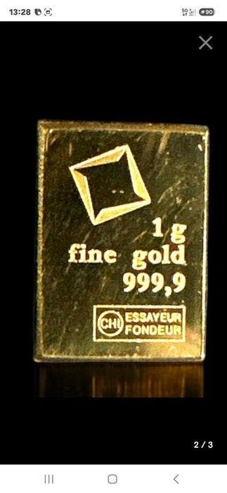 1 gram - Goud .999 - Valcambi, Switzerland (Zonder