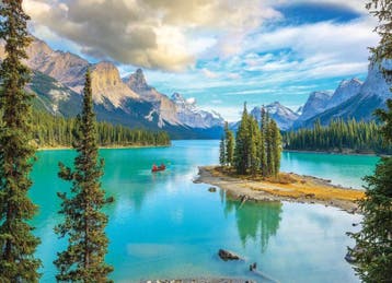 Maligne Lake, Alberta Canada (Natuur & Landschappen), Ophalen of Verzenden, Nieuw, Overige typen
