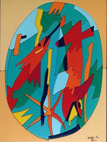 Ugo Nespolo (1941) - Fish and chips
