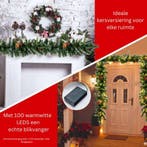 2dekans | Coast Kerstslinger Groen – 274 cm – Met 100, Ophalen of Verzenden, Zo goed als nieuw