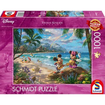 Disney Dreams Puzzel Mickey & Minnie Mouse in Hawaii (1000 s, Ophalen of Verzenden, Nieuw