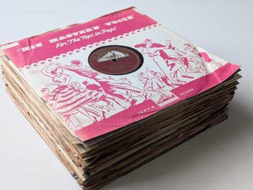 Collectie van 36 78-toerenplaten uit de jaren 50 – o.a., Nieuw in verpakking
