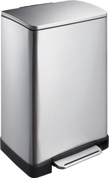 EKO - E-Cube pedaalemmer 40 liter - Stainless steel Plastic, Ophalen of Verzenden, Nieuw