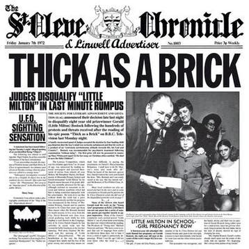 cd - Jethro Tull - Thick As A Brick, Verzenden, Zo goed als nieuw