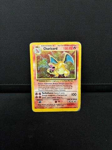 Pokémon - 1 Card - Charizard 4/102 Foil - WOTC, Nieuw
