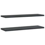 Wandschappen 100cm RVS Zwart | Retourdeal 56% Korting, Ophalen of Verzenden, Zo goed als nieuw