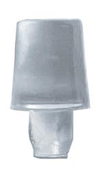 Set van 50 PVC-pluggen, pennen (rond, 6,5 mm, transparant), Ophalen of Verzenden, Nieuw