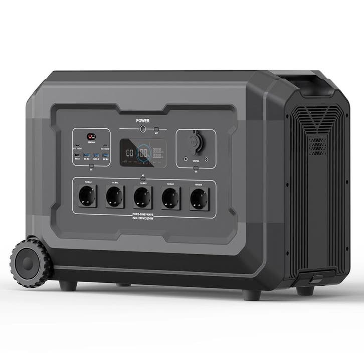 Mobiele Stroomcentrale S3 3600W/3072Wh, Audio, Tv en Foto, Accu's en Batterijen, Nieuw, Ophalen of Verzenden