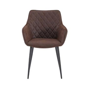 2dekans | Multifurn Elin Eetkamerstoelen - Set van 2 -, Ophalen of Verzenden, Zo goed als nieuw, Bruin