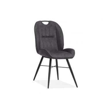 Eetkamerstoel Shelton - eetkamerstoelen - Antraciet, Nieuw, Overige materialen