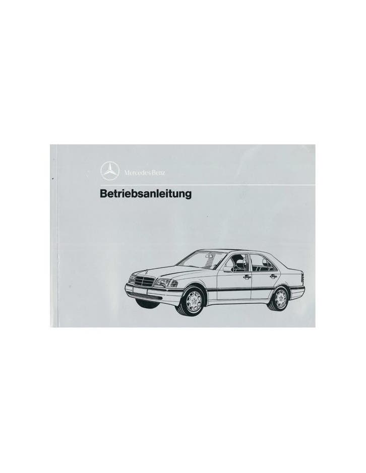 1994 MERCEDES BENZ C KLASSE INSTRUCTIEBOEKJE DUITS, Auto diversen, Handleidingen en Instructieboekjes
