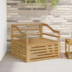 vidaXL Tuinbank Wit, Verzenden, Nieuw