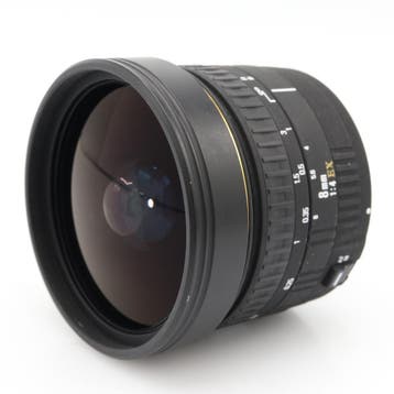 Sigma 8mm F/3.5 EX DG Fisheye Canon, Verzenden, Gebruikt