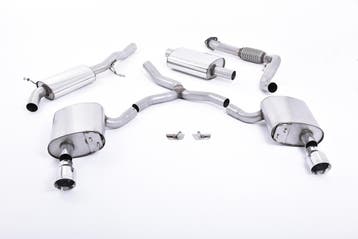 Milltek Audi A4 2.0 TFSI B9 Quattro Saloon & Avant (Non, Auto-onderdelen, Uitlaatsystemen, Verzenden, Nieuw, Audi