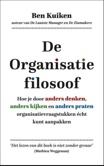 De Organisatiefilosoof | Ben Kuiken | Nieuw, Ophalen of Verzenden, Nieuw, Ben Kuiken