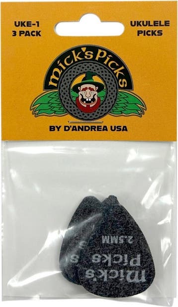 DAndrea - Micks Pick - Ukelele plectrum - 2.50 mm 3-pack, Ophalen of Verzenden, Nieuw, Banjo