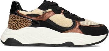 POSH by Poelman MACY Dames Sneakers - Zwart Met Combinatie M, Verzenden, Nieuw