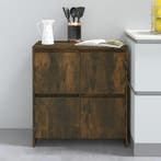 vidaXL Dressoir 70x41x75 cm bewerkt hout gerookt, Verzenden, Nieuw, 50 tot 100 cm, 25 tot 50 cm