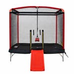 Trampoline rechthoekig 126x193cm | Glijbaan+Schommel | Ni..., Kinderen en Baby's, Speelgoed | Buiten | Trampolines, Ophalen of Verzenden