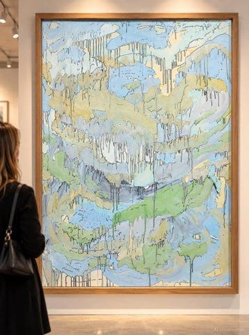 Baptiste Laurent - Nuage qui coule, 2019 XXL (Cave serie)
