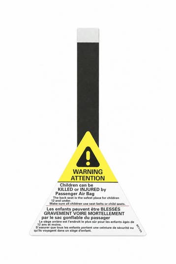Originele sticker attentie-veiligheids, Ophalen of Verzenden