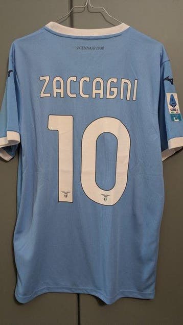 SS Lazio - Serie A - Mattia Zaccagni - voetbalshirt, Nieuw