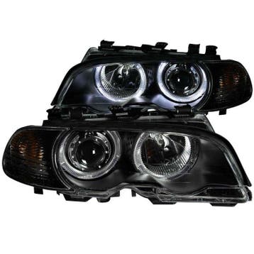 ANZO 2000-2003 BMW 3 Series E46 Projector Headlights w/ Halo, Ophalen of Verzenden, Nieuw