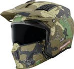 Bogotto Radic Camo 22.06 Mat Groen Motorhelm, Motoren, Kleding | Motorhelmen, Jethelm, XXL, Nieuw met kaartje, Overige merken