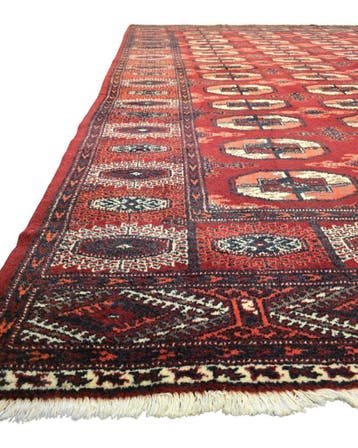 Groot Perzisch tapijt Bokhara 325x245 wollen vloerkleed, Ophalen of Verzenden, 200 cm of meer, Rood, Rechthoekig