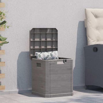 vidaXL Opbergbox voor in de tuin 90 L bruin, Tuin en Terras, Verzenden, Nieuw
