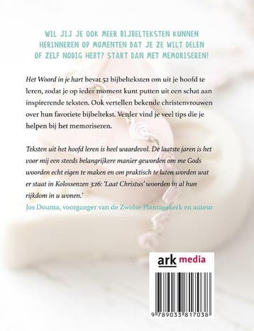 Het woord in je hart NBV 9789033817038, Boeken, Verzenden, Zo goed als nieuw, Tanneke Dorgelo-Sluiter