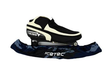 Icetec | Schaatsbeschermer - Camo Donkerblauw, Nieuw