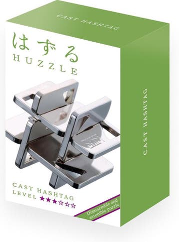 Huzzle Cast Puzzle - Hashtag (level 3) | Huzzle - Puzzels, Hobby en Vrije tijd, Denksport en Puzzels, Verzenden, Nieuw