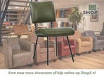 Leren eetkamerstoel Solid - Granada Moss (olijf/groen) -, Huis en Inrichting, Stoelen, Overige kleuren, Nieuw, Leer, Ophalen of Verzenden