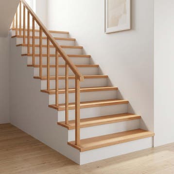 vidaXL Trapmatten 4 st Naturel 100 x 25 x 2 cm Massief, Verzenden, Nieuw
