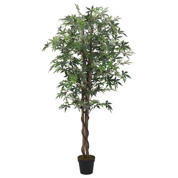 vidaXL Kunstplant esdoornboom 336 bladeren 120 cm groen, Verzenden, Nieuw