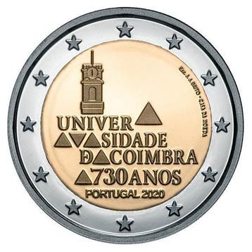 Portugal 2 Euro Coimbra 2020, Verzenden