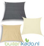 Schaduwdoek zonnezeil shade sail vierkant 4x4 4 x 4 meter, Tuin en Terras, Overige typen, Nieuw, Ophalen of Verzenden, 250 cm tot 450 cm