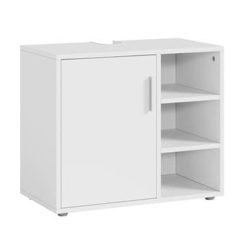 Wastafelonderkast Kulaik 51x60x32 cm wit [en.casa], Verzenden, Nieuw