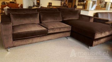 Loungebank Indijk - loungebanken - Bruin, Huis en Inrichting, Nieuw, Stof
