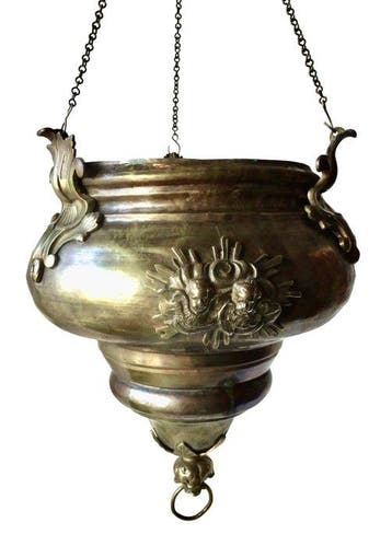 Godslamp - Antieke Godslamp - Messing, Koper