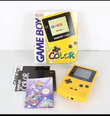 Nintendo - Gameboy Color - Videogameconsole + games, Nieuw