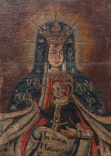 Italiaanse school (XVII) - Madonna del Sangue con il Bambino