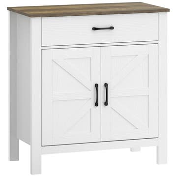 Sideboard Buffetkast, Boerderij Keukenkast Met Schuifdeuren, Verzenden, Nieuw