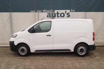 Peugeot Expert 1.5 BlueHDI 120pk Compact Premium -AIRCO-PDC-, Gebruikt, Euro 6, Leder en Stof, Wit